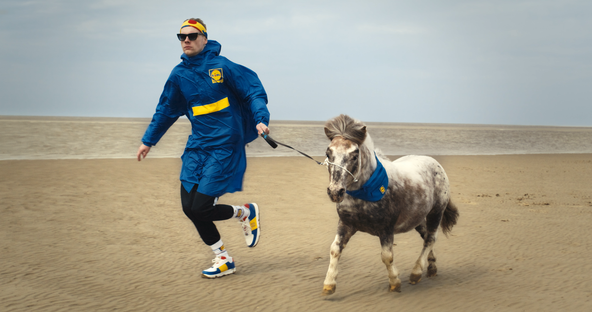 Lidl Kampagne — Sascha Hellinger am Strand